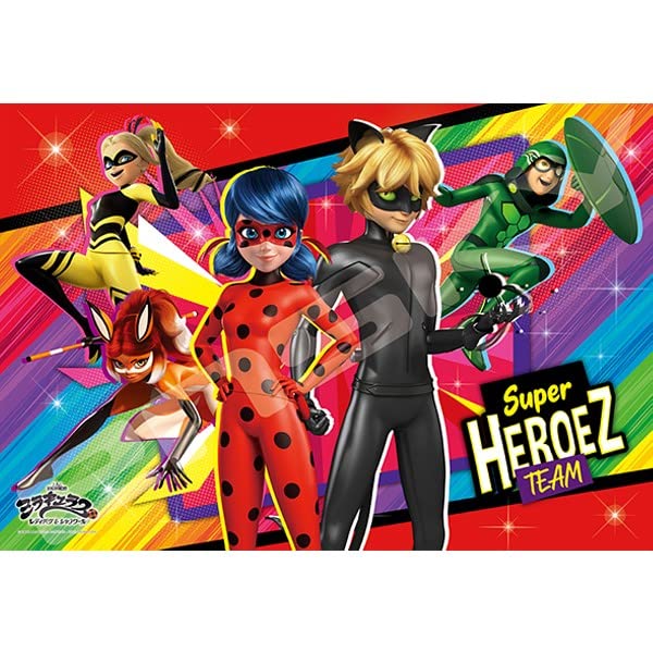 ENSKY 108-L776 Jigsaw Puzzle Miraculous: Tales Of Ladybug & Cat Noir Super Heroez Team 108 L-Pieces- Japan Figure Store - #1 Bring To You The Best Japanese Goods