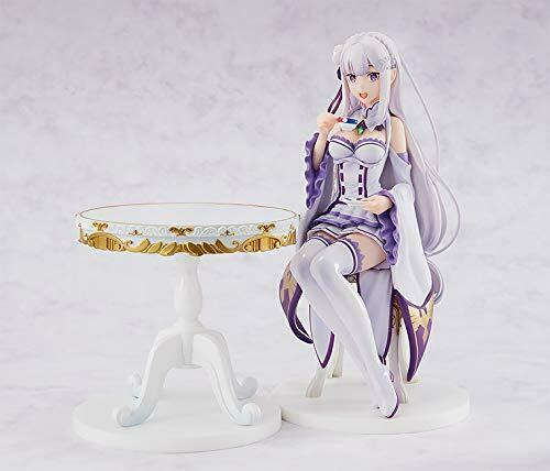 Kadokawa Emilia: Tea Party Ver. 1/7 Scale Figure- Japan Figure Store - #1 Bring To You The Best Japanese Goods
