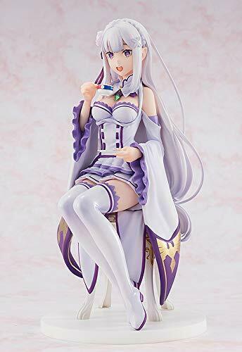 Kadokawa Emilia: Tea Party Ver. 1/7 Scale Figure- Japan Figure Store - #1 Bring To You The Best Japanese Goods