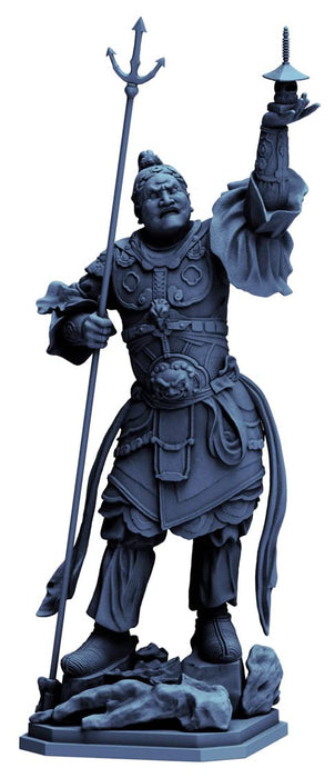 Kaiyodo Art Pla Art Pla Shitenno Statue Tamonten Height Approx. 160Mm Non-Scale Unpainted Unassembled Plastic Model Kit Ap009- Japan Figure Store - #1 Bring To You The Best Japanese Goods