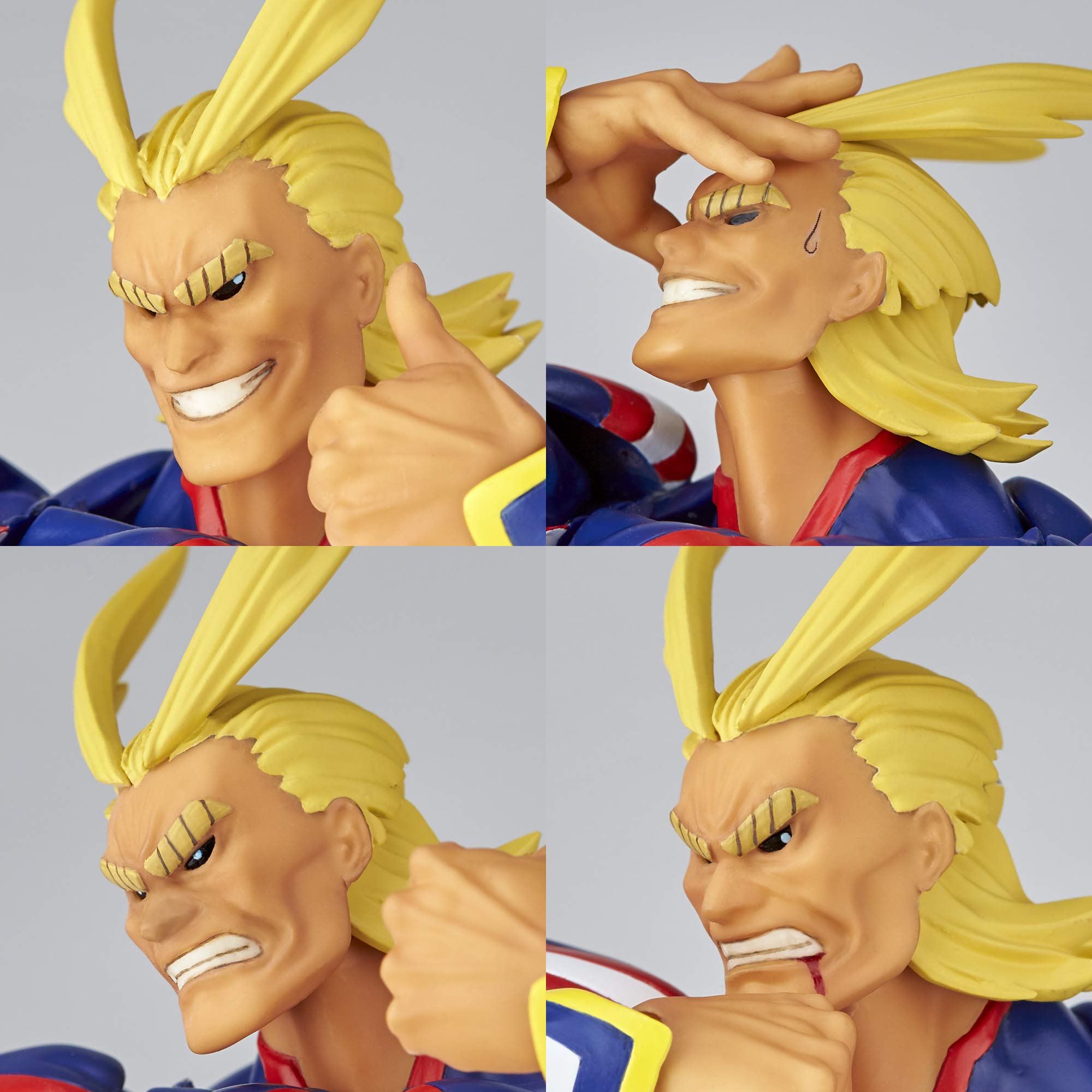 Kaiyodo Figurecomplex Amazing Yamaguchi All Might All Might Approx. 190Mm Abs Pvc Painted Action Figure Revoltech- Japan Figure Store - #1 Bring To You The Best Japanese Goods