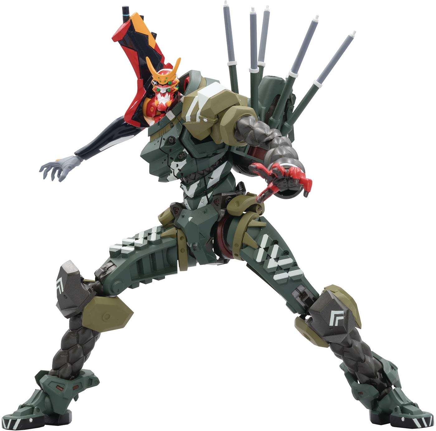 KAIYODO Evangelion Evolution Ev-021 New Eva Unit-02 Alpha Revoltech Figure- Japan Figure Store - #1 Bring To You The Best Japanese Goods