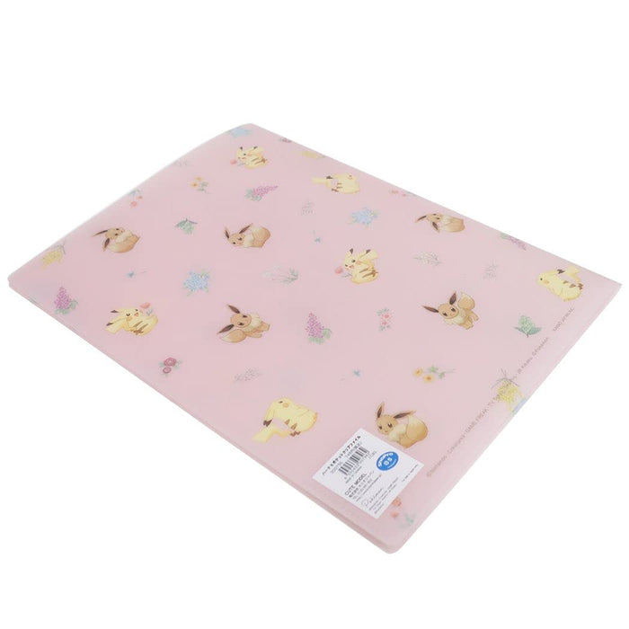 Pokemon Center Hard 6P Clear Folder Pikachu & Eevee- Japan Figure Store - #1 Bring To You The Best Japanese Goods
