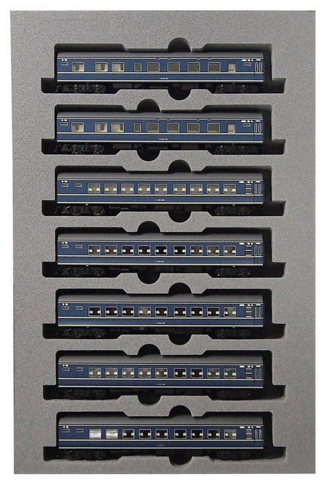 Kato N Gauge 20 Series Asakaze 7-Car Set Model Railway Passenger Car 10-1322- Japan Figure Store - #1 Bring To You The Best Japanese Goods