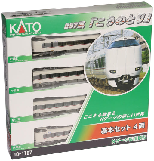 Kato N Gauge Stork 4-Car Set 10-1107 Model Train - Basic 287 Series Railway- Japan Figure Store - #1 Bring To You The Best Japanese Goods