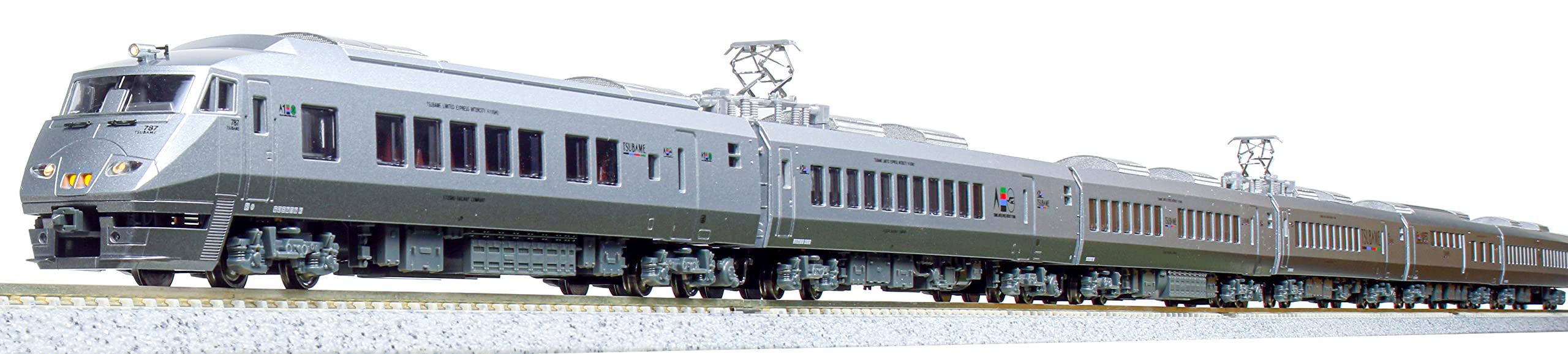 Kato N Gauge 787 Series 9-Car Tsubame Silver Model Train Set 10-1615- Japan Figure Store - #1 Bring To You The Best Japanese Goods