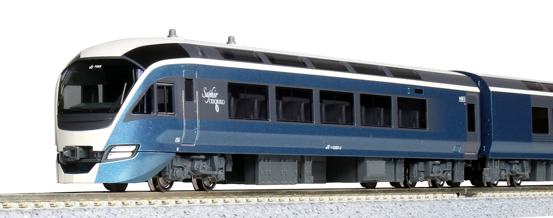Kato N Gauge E261 Series 4-Car Basic Set 10-1661 Saphir Odoriko Blue Railway Model Train- Japan Figure Store - #1 Bring To You The Best Japanese Goods
