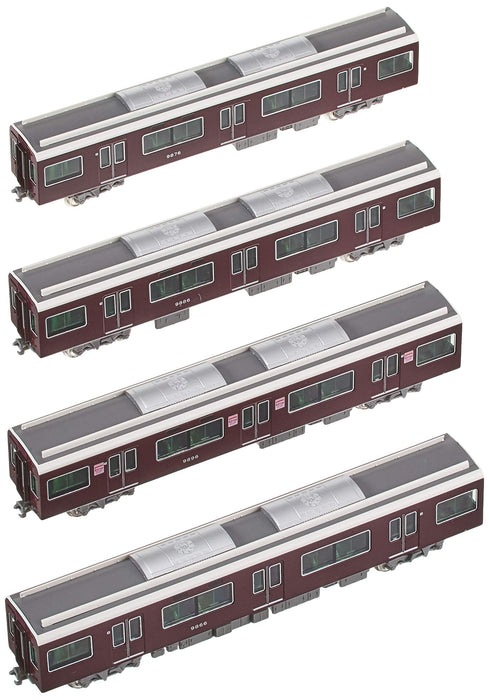 Kato N Gauge 4-Car Hankyu 9300 Series Kyoto Line Extension Set Railway Model Train- Japan Figure Store - #1 Bring To You The Best Japanese Goods