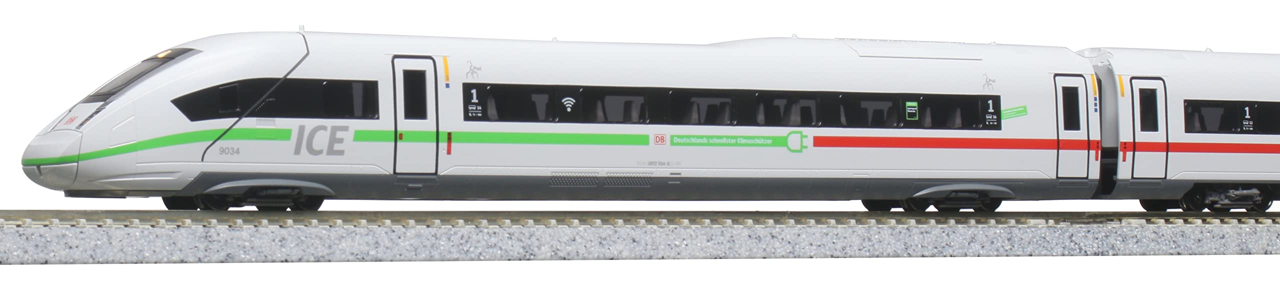 Kato N Gauge 4 Cars Basic Set 10-1542 Green Belt Railway Model Train- Japan Figure Store - #1 Bring To You The Best Japanese Goods