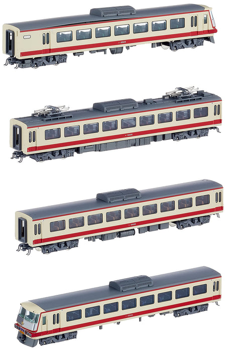Kato N Gauge Red Arrow 4-Car Model Train - Seibu Railway 5000 Series 10-1323- Japan Figure Store - #1 Bring To You The Best Japanese Goods