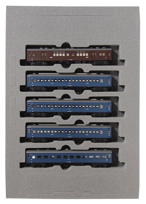 Kato N Gauge Railway Model Passenger Car - Tsurugi 5-Car Addition Set 10-1388- Japan Figure Store - #1 Bring To You The Best Japanese Goods