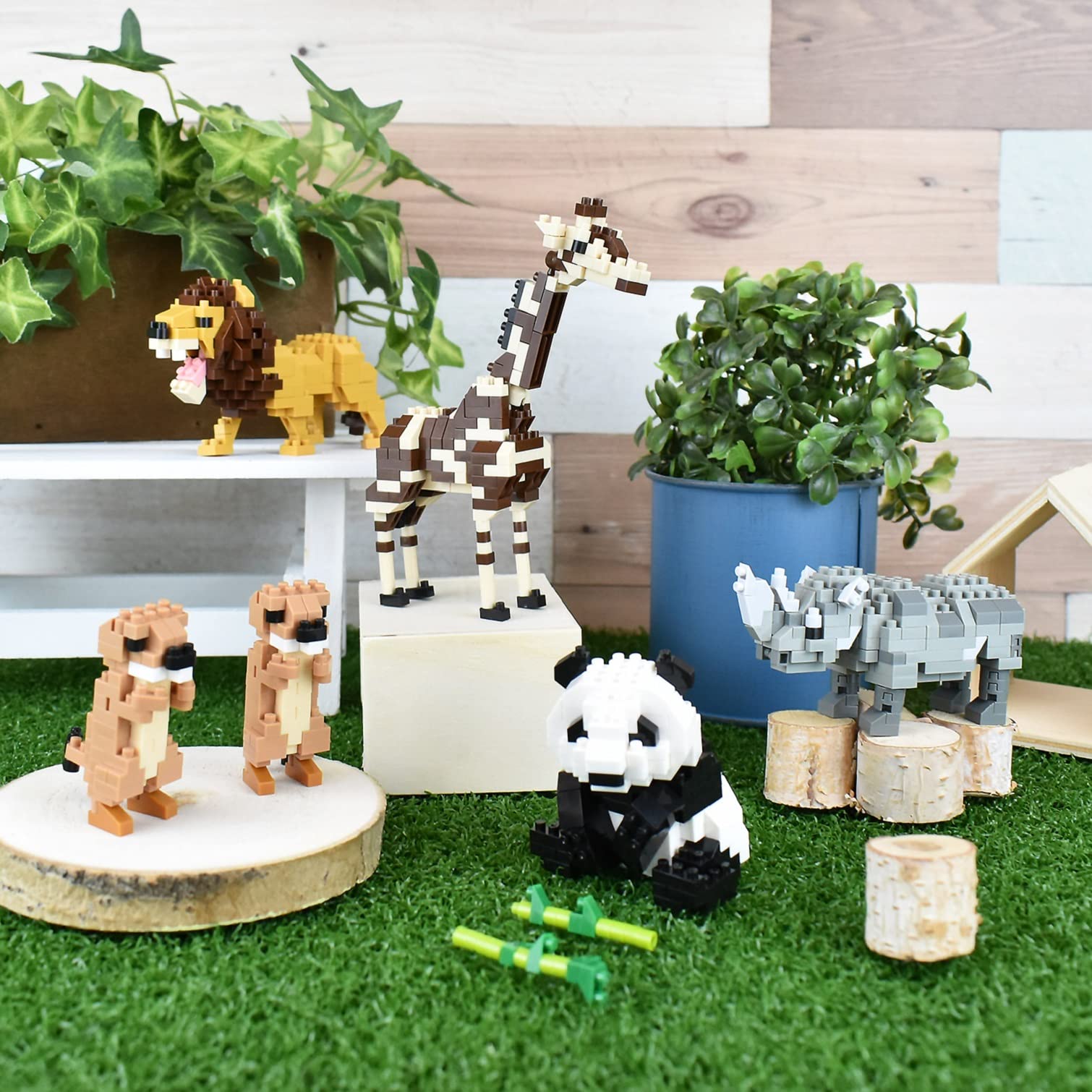 KAWADA Nanoblock Giant Panda- Japan Figure Store - #1 Bring To You The Best Japanese Goods