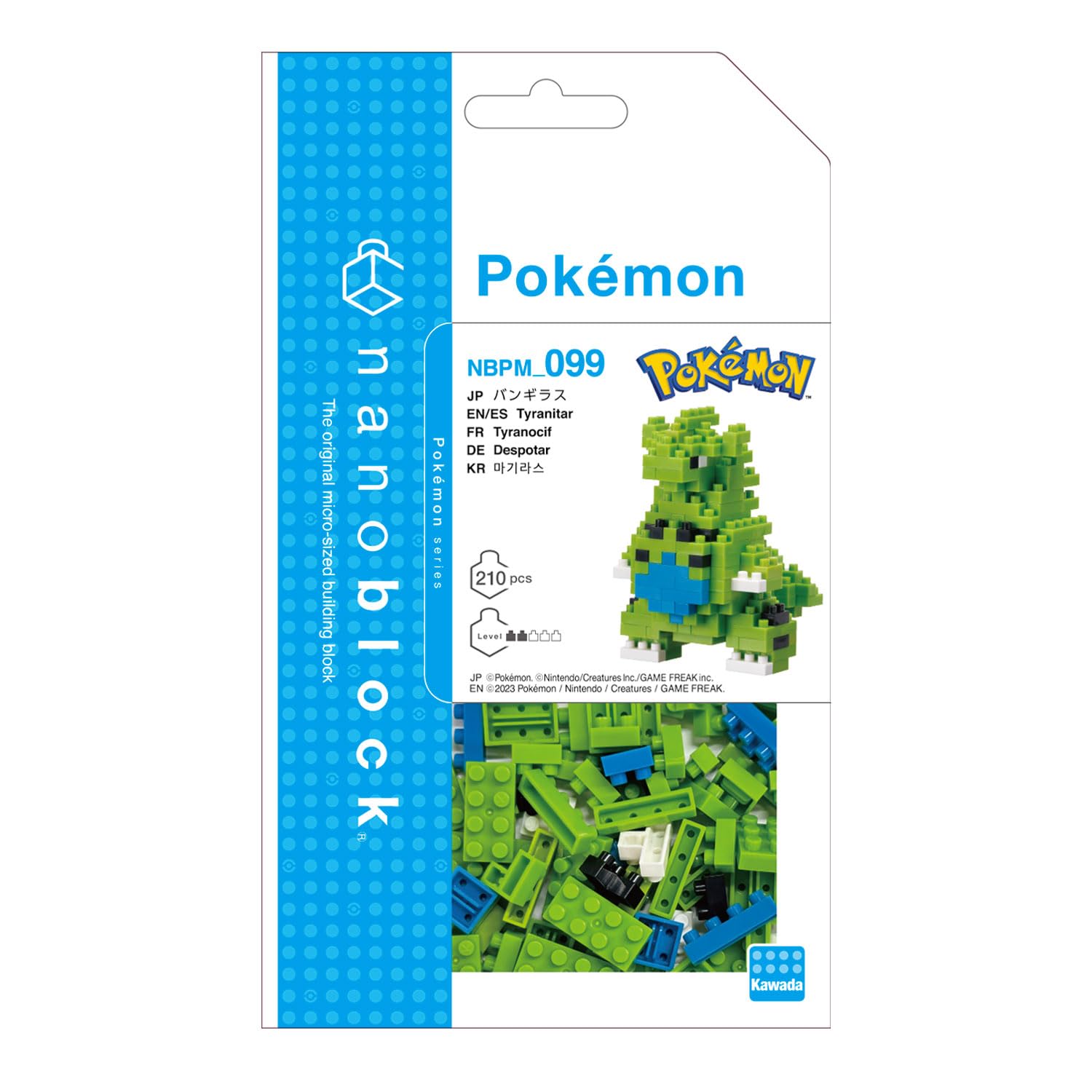 Kawada Nanoblock Pokemon Bangiras 210 Pieces Ages 12+ Japan Nbpm_099- Japan Figure Store - #1 Bring To You The Best Japanese Goods