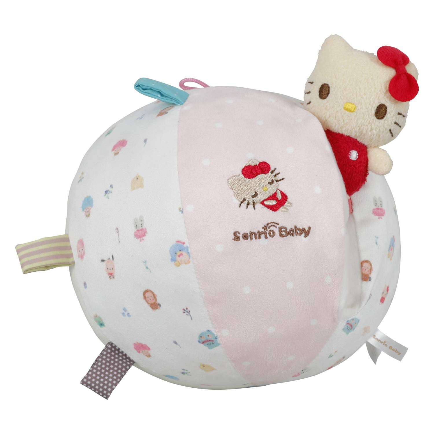 KAWADA Sanrio Baby My First Ball W/ Rattle- Japan Figure Store - #1 Bring To You The Best Japanese Goods