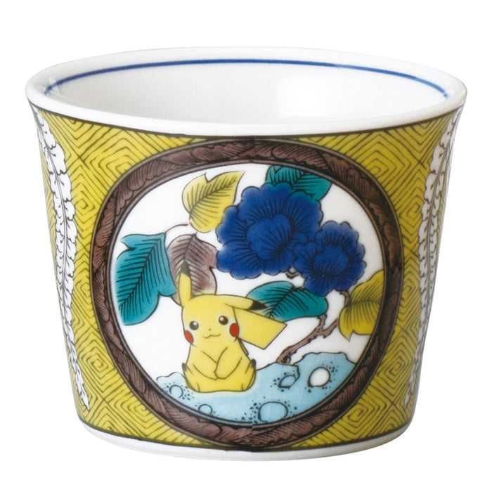Pokemon Center Kutani Ware Soba Bowl Pikachu & Eevee Fujima Leaf Pattern- Japan Figure Store - #1 Bring To You The Best Japanese Goods