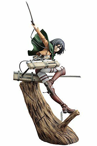 Kotobukiya Artfx J Mikasa Ackerman Renewal Package Ver 1/8 Scale Figure - Japan Figure