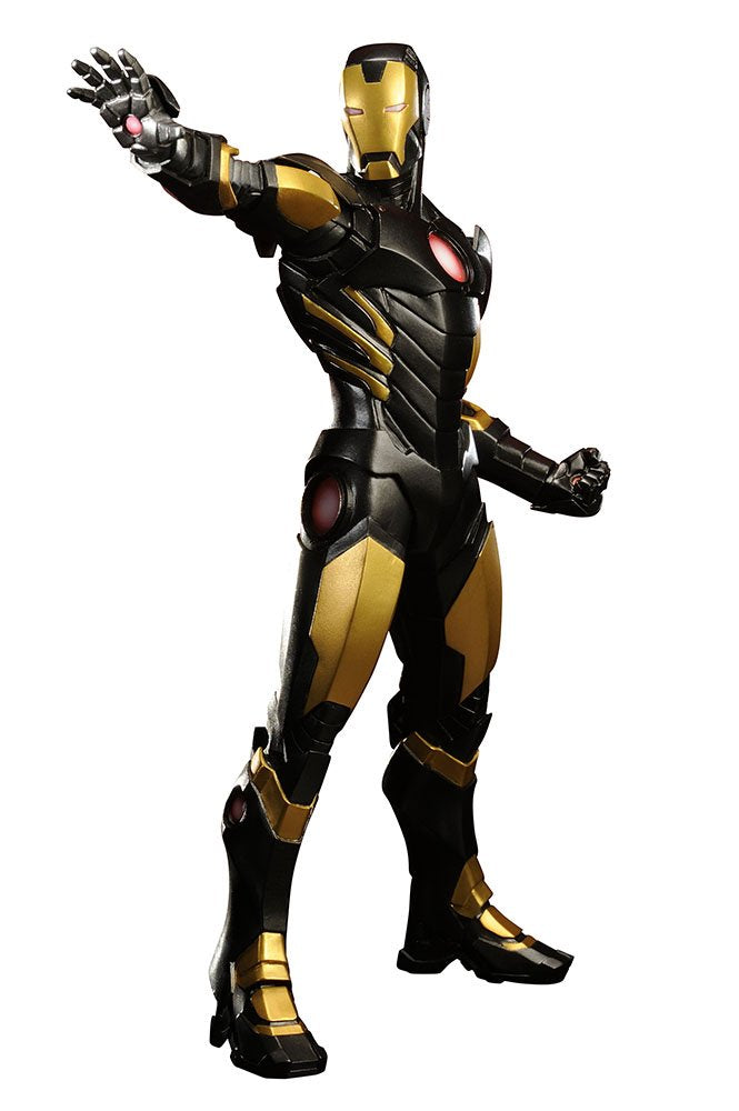 KOTOBUKIYA Mk158 Artfx Iron Man Black X Gold Pvc Figure 1/10 Scale- Japan Figure Store - #1 Bring To You The Best Japanese Goods