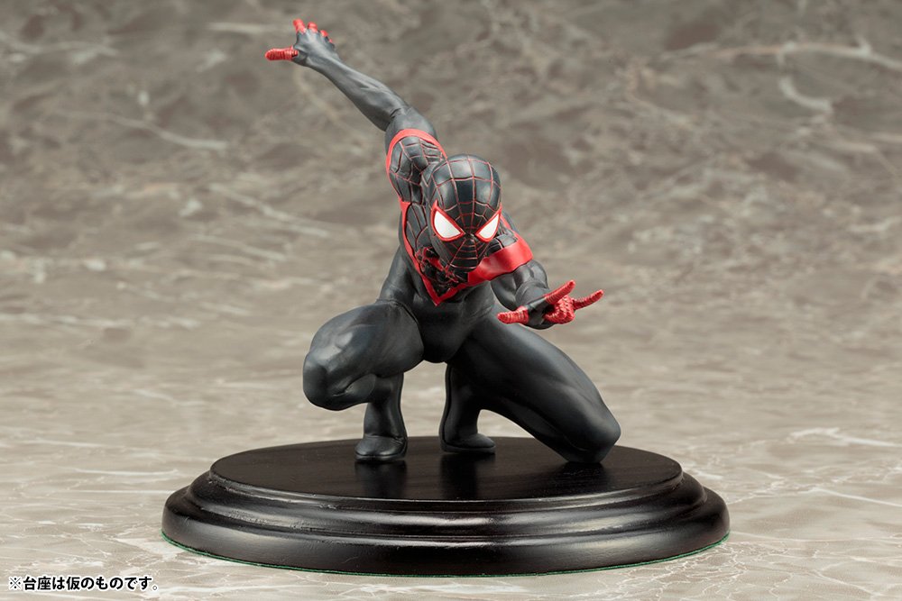 KOTOBUKIYA Artfx+ Spider-Man Miles Morales Marvel Now! 1/10 Easy Assembly Figure Kit- Japan Figure Store - #1 Bring To You The Best Japanese Goods
