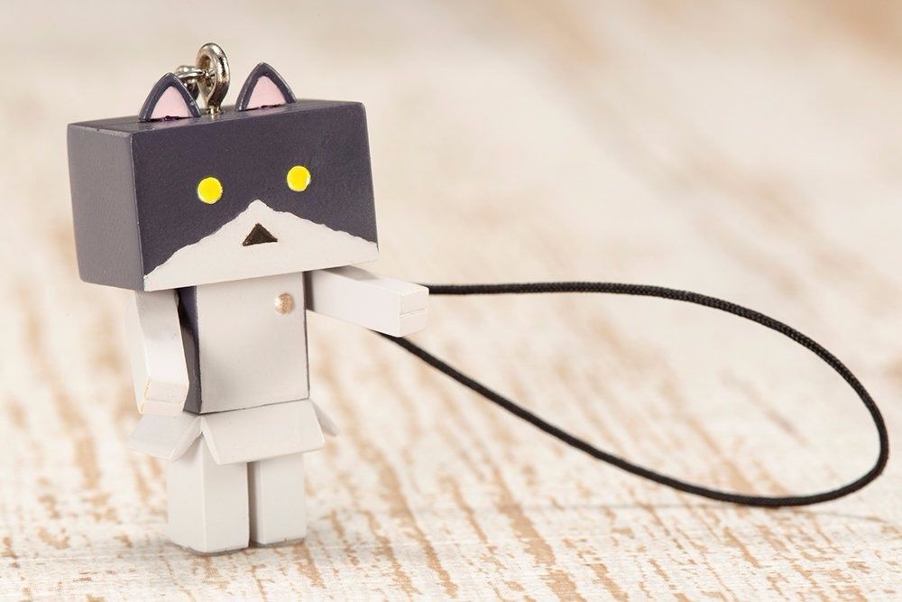 Kotobukiya Cat In Danboard Nyanboard Strap Bicolor Black F/s- Japan Figure Store - #1 Bring To You The Best Japanese Goods
