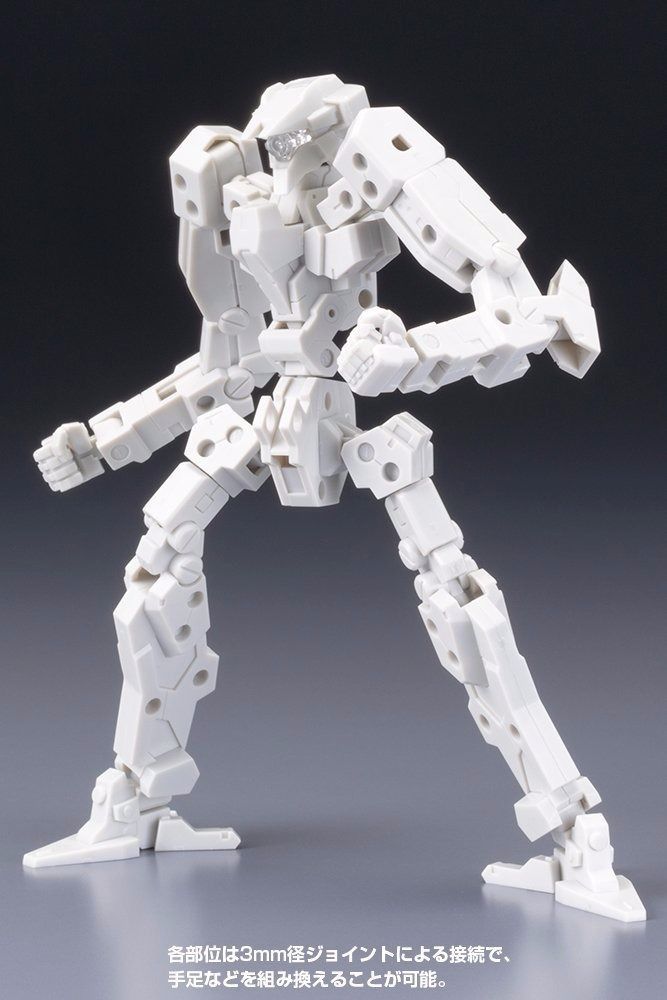 Kotobukiya Frame Arms Architect Renewal Ver Off White 1/100 Model Kit- Japan Figure Store - #1 Bring To You The Best Japanese Goods