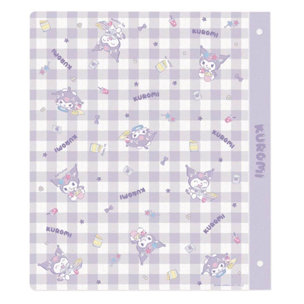 M-Plan Kuromi B5 26-Hole Binder Japan Sanrio New Semester Stationery Character Goods- Japan Figure Store - #1 Bring To You The Best Japanese Goods