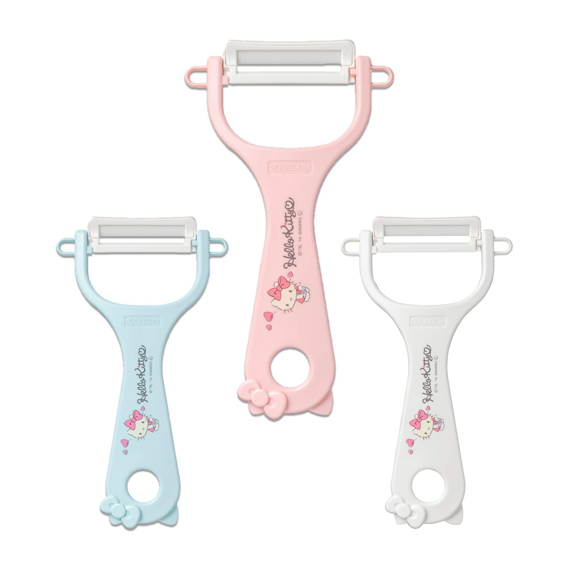 Kyocera Ceramic Kitty Design Peeler | 1 Piece | Made In Japan- Japan Figure Store - #1 Bring To You The Best Japanese Goods