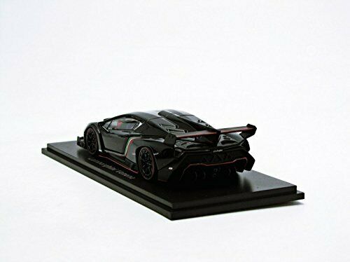 Kyosho 1/43 Lamborghini Veneno Black/red Line Black Diecast Car 5571bkr- Japan Figure Store - #1 Bring To You The Best Japanese Goods