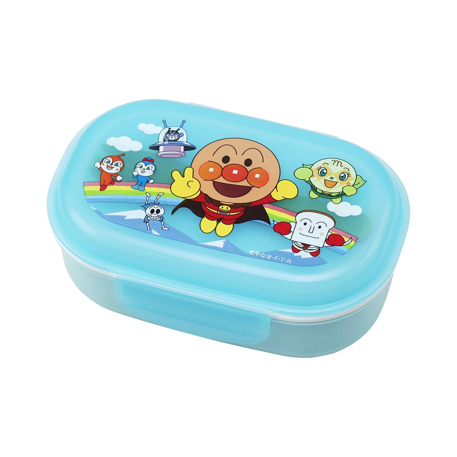 Lec Anpanman Blue Bento Box 270Ml Japan Kk-312 Fork Lunch Box- Japan Figure Store - #1 Bring To You The Best Japanese Goods
