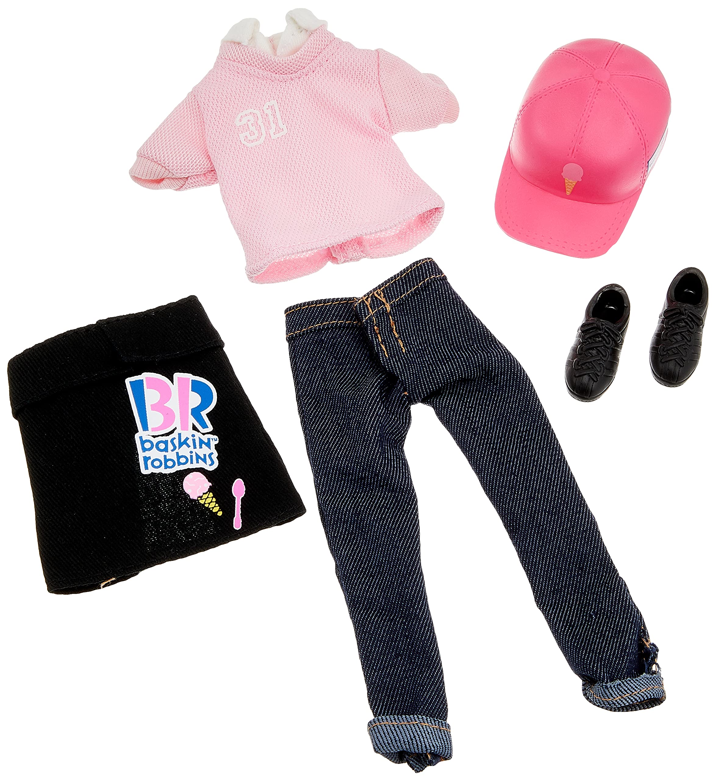 TAKARA TOMY Licca Doll Baskin-Robbins 31 Shop Clerk Dress 975465 <Doll Not Included>- Japan Figure Store - #1 Bring To You The Best Japanese Goods