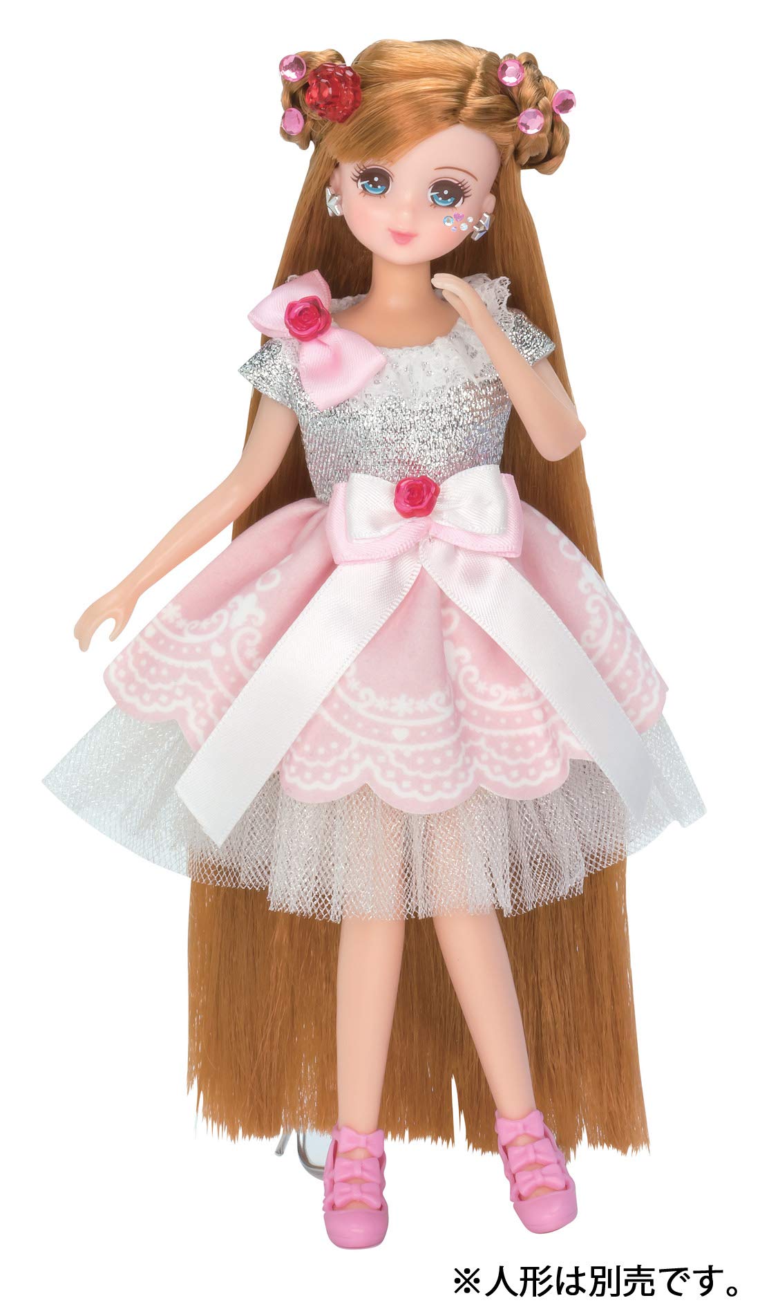 TAKARA TOMY Licca-Chan Jewel Up Girly Rose Dress Set 125884- Japan Figure Store - #1 Bring To You The Best Japanese Goods