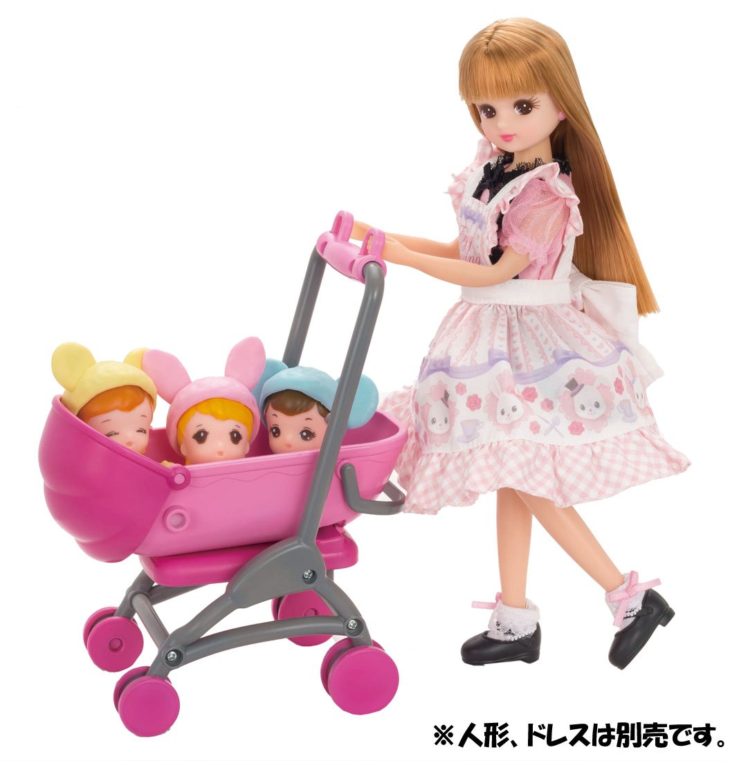TAKARA TOMY Licca Doll Lf-11 Baby Stroller 874263 <Doll Not Included>- Japan Figure Store - #1 Bring To You The Best Japanese Goods