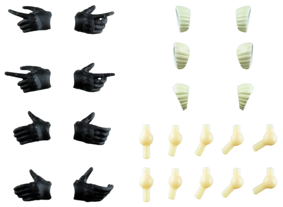 TOMYTEC Military Series 1/12 Little Armory Laop08 Sousai Shojo Teien Tactical Glove Black Plastic Model- Japan Figure Store - #1 Bring To You The Best Japanese Goods