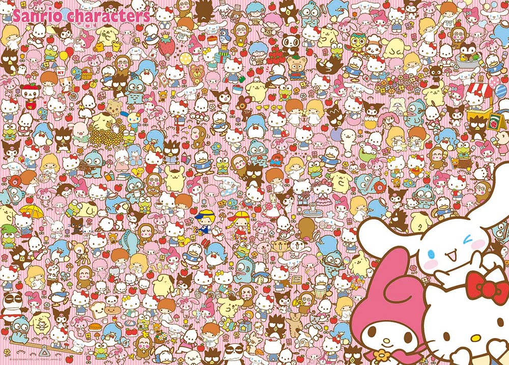 BEVERLY 66-221 Jigsaw Puzzle Sanrio Let'S Look For Our Favorite Sanrio Characters 600 Pieces- Japan Figure Store - #1 Bring To You The Best Japanese Goods