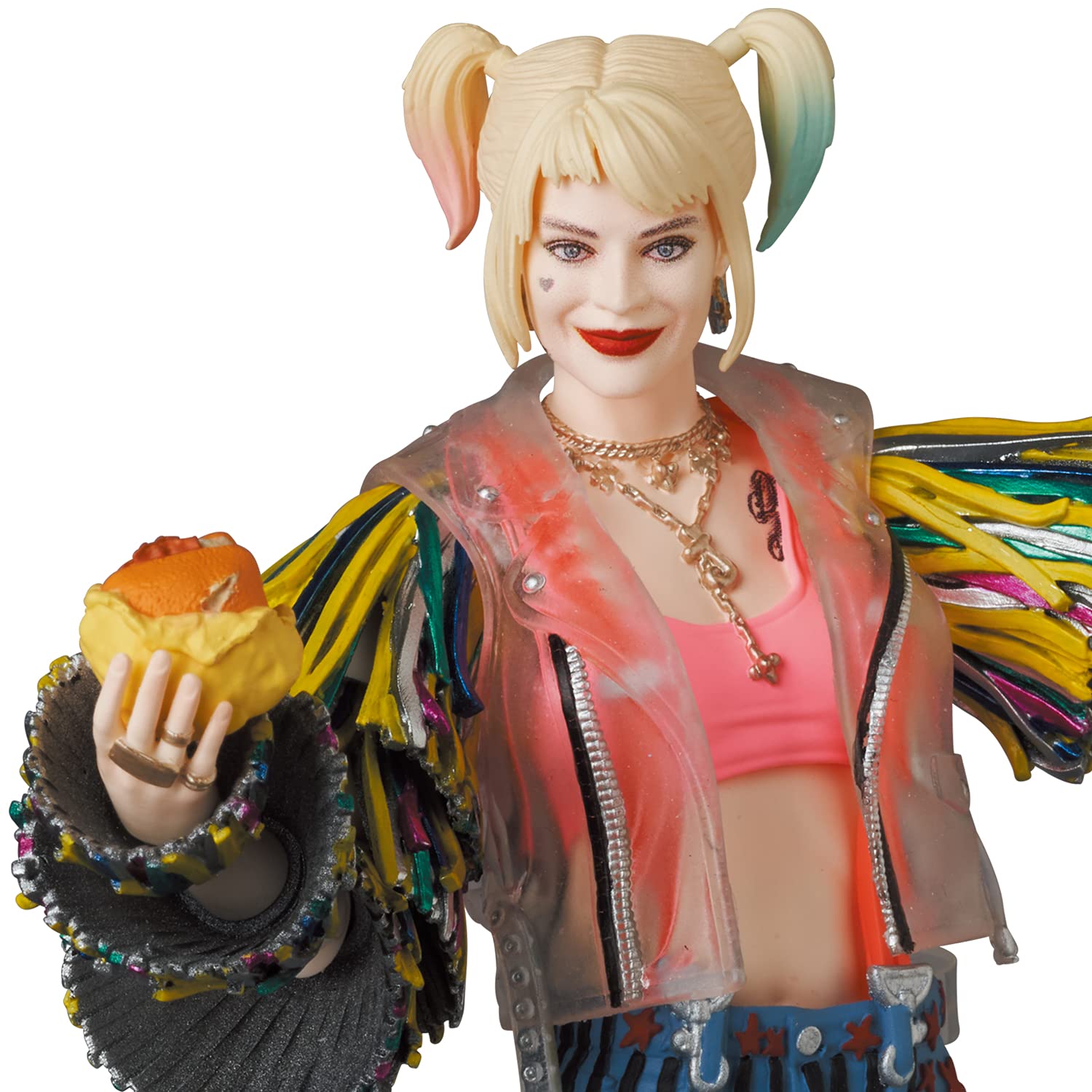 Mafex No.159 Harley Quinn Harley Quinn Caution Tape Jacket Ver. Height Approx 150Mm Painted Action Figure- Japan Figure Store - #1 Bring To You The Best Japanese Goods