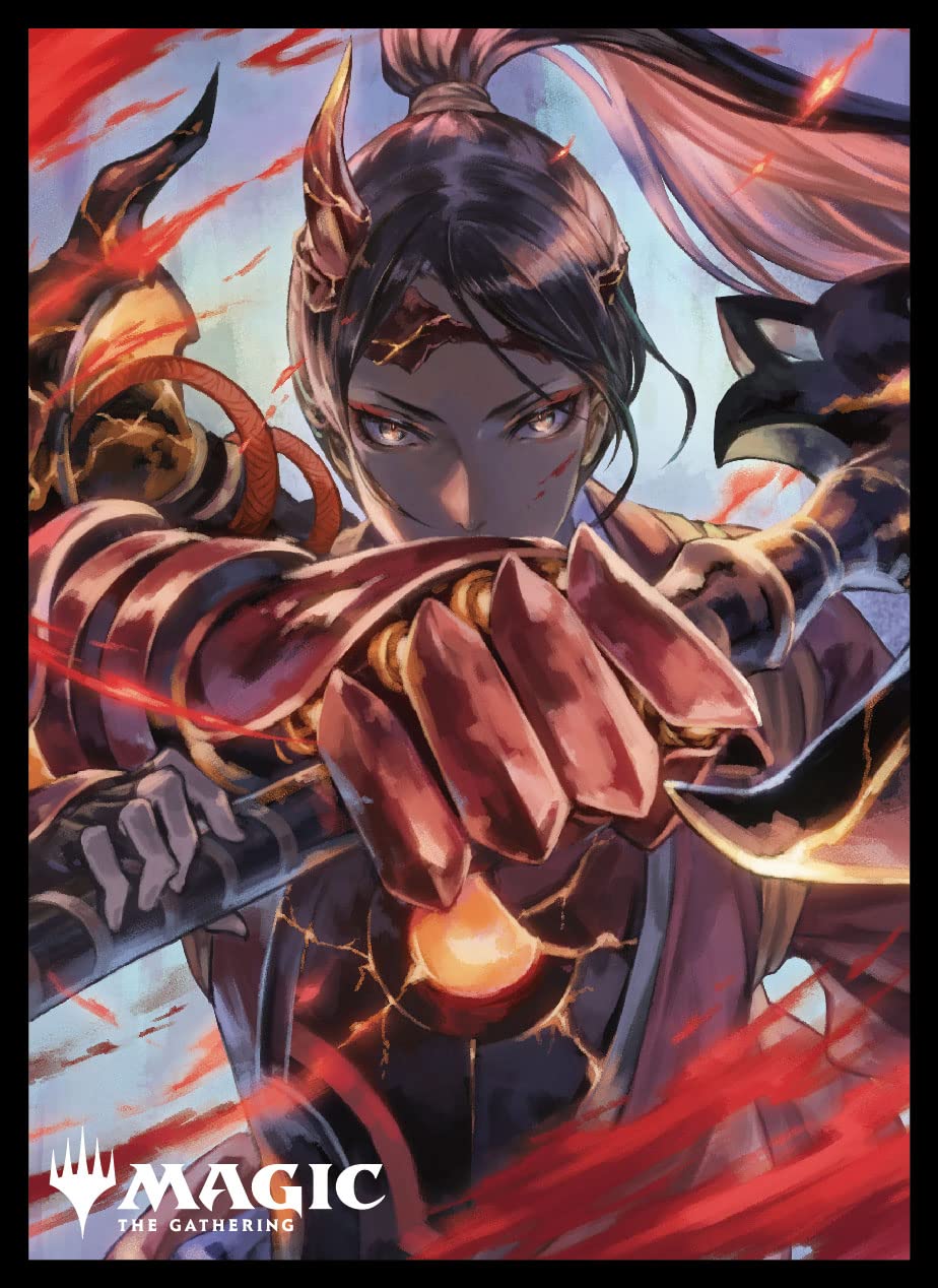 ENSKY Magic: The Gathering Card Sleeve Kamigawa: Neon Dynasty 'Risona, Asari Commander' Mtgs-206- Japan Figure Store - #1 Bring To You The Best Japanese Goods