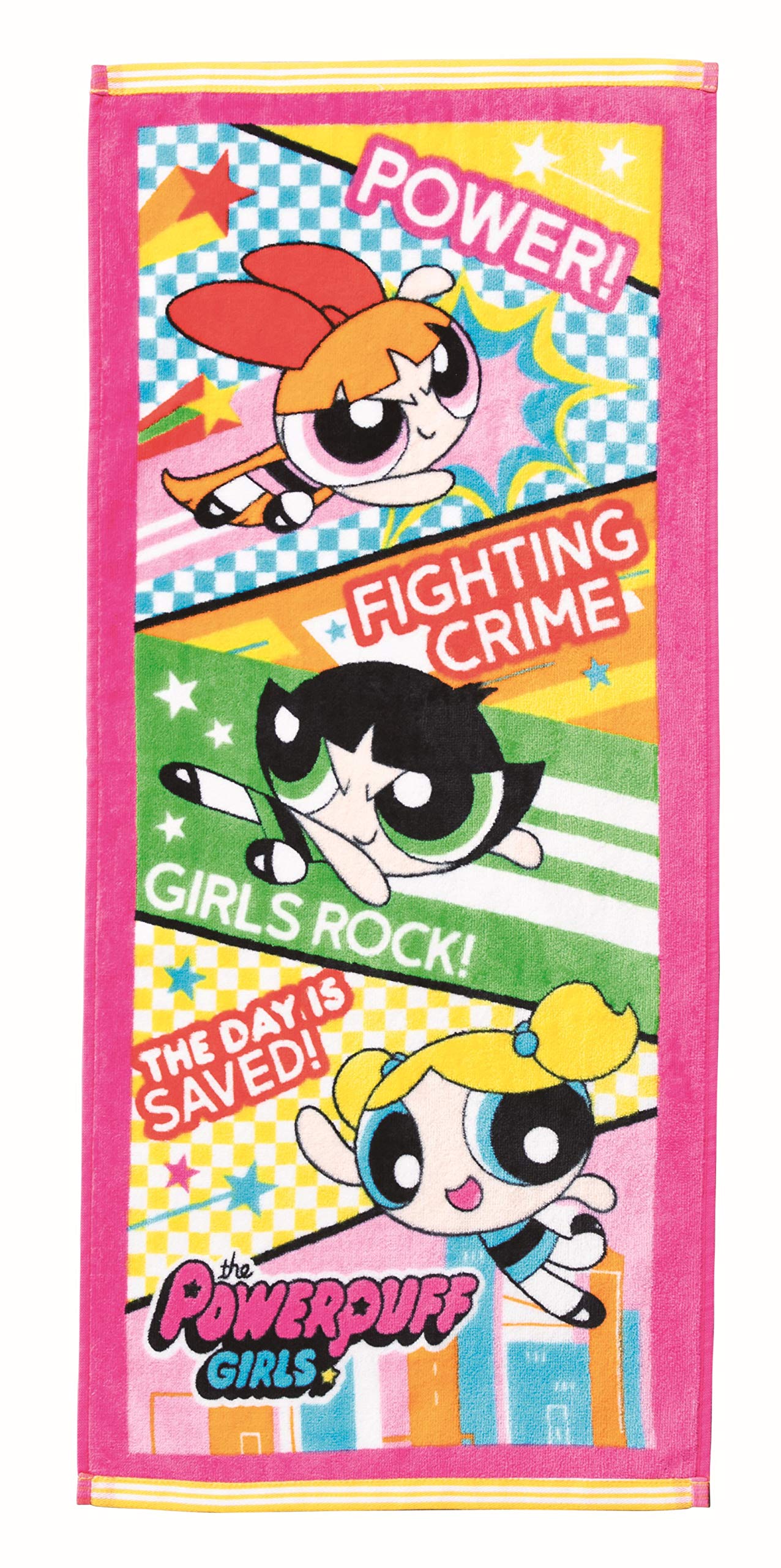 MARUSHIN The Powerpuff Girls Comic Power Face Towel- Japan Figure Store - #1 Bring To You The Best Japanese Goods