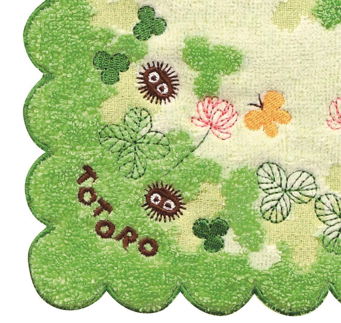 MARUSHIN Studio Ghibli Hand Towel My Neighbor Totoro 'Four Leaf Clover'- Japan Figure Store - #1 Bring To You The Best Japanese Goods