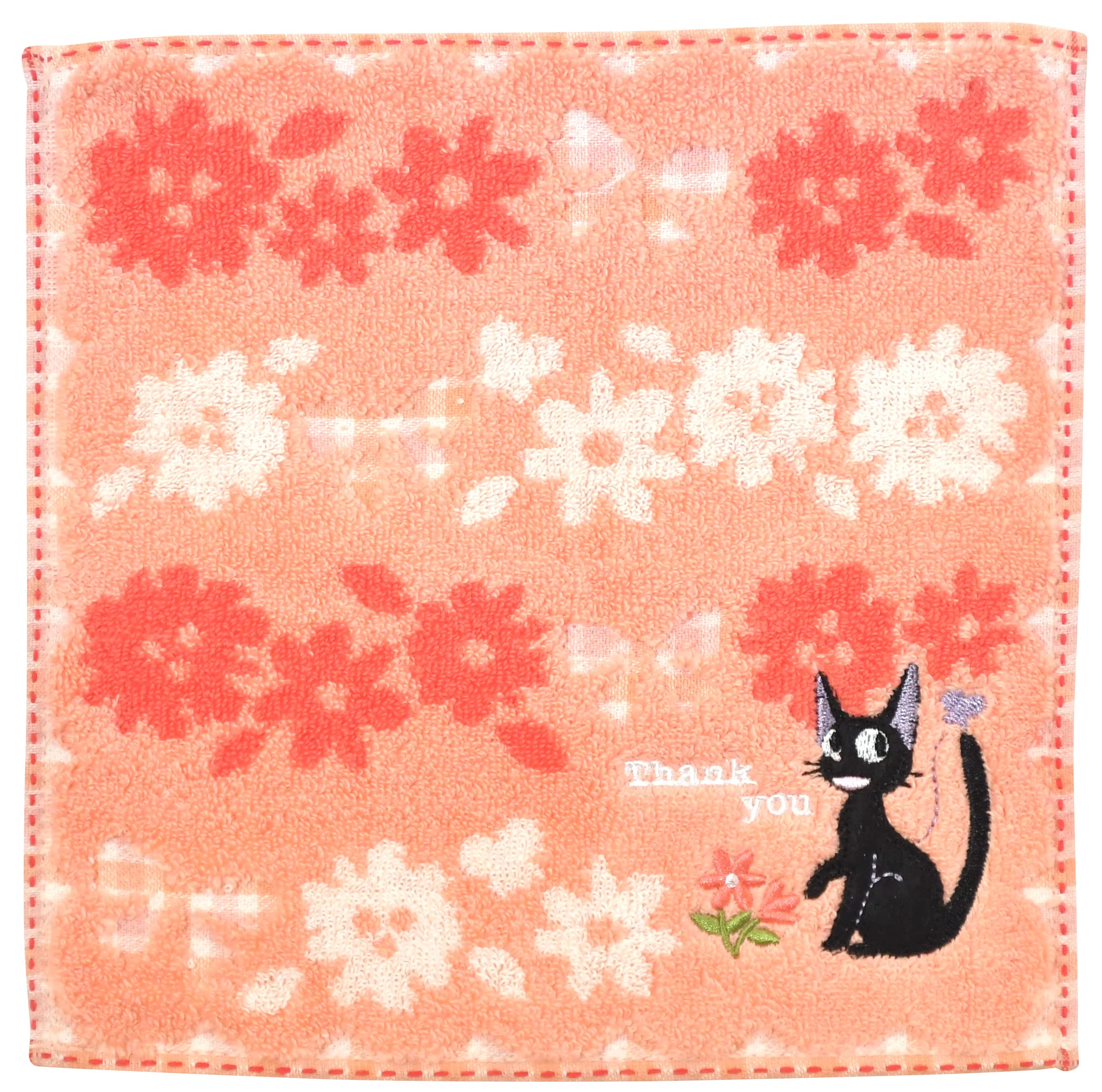 Mini Towel Jiji Flower Garden Kiki'S Delivery Service- Japan Figure Store - #1 Bring To You The Best Japanese Goods