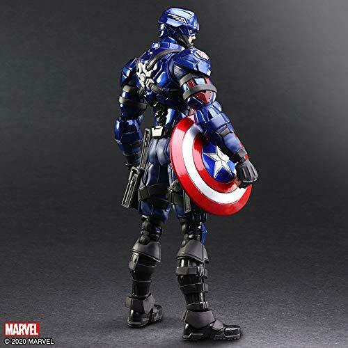 Marvel Universe Variant Bring Arts Designed By Tetsuya Nomura Captain America- Japan Figure Store - #1 Bring To You The Best Japanese Goods