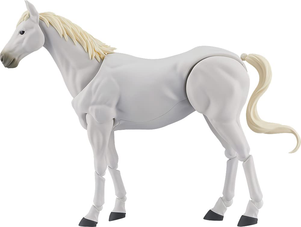 Max Factory White Wild Horse Figma - Movable Non-Scale Painted Plastic Figure- Japan Figure Store - #1 Bring To You The Best Japanese Goods