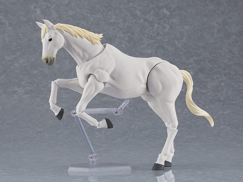Max Factory White Wild Horse Figma - Movable Non-Scale Painted Plastic Figure- Japan Figure Store - #1 Bring To You The Best Japanese Goods