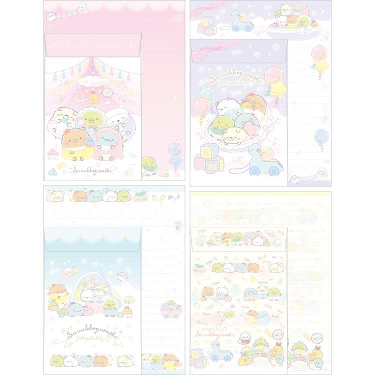 SAN-X Letter Set Sumikko Gurashi Sumikko Baby Lh76601- Japan Figure Store - #1 Bring To You The Best Japanese Goods