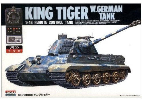 ARII 241035 King Tiger Remote Control Tank 1/48 Scale Kit Microace- Japan Figure Store - #1 Bring To You The Best Japanese Goods