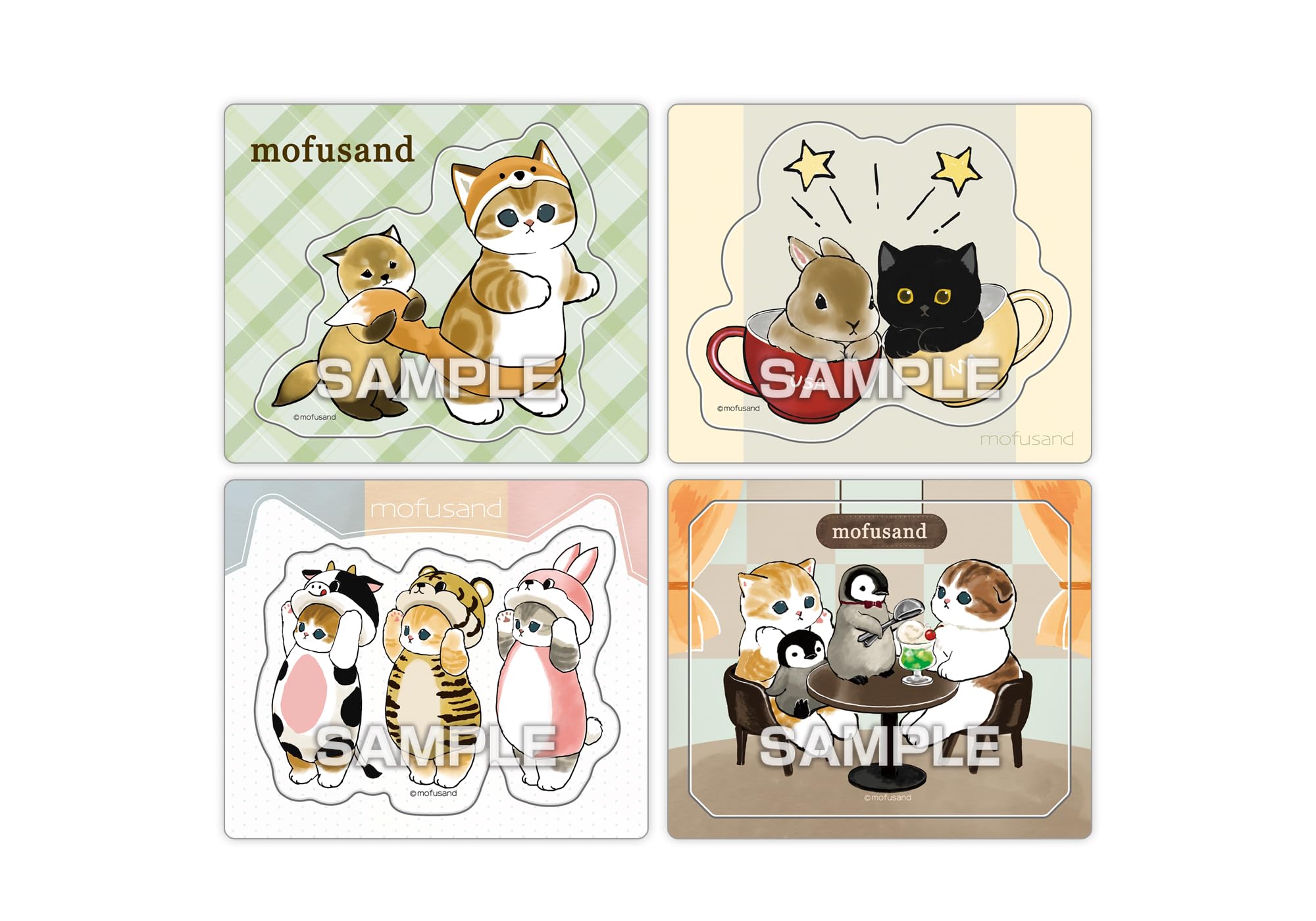 Ensky Mofusand Magnet Collection Gum 14 Pieces Box- Japan Figure Store - #1 Bring To You The Best Japanese Goods