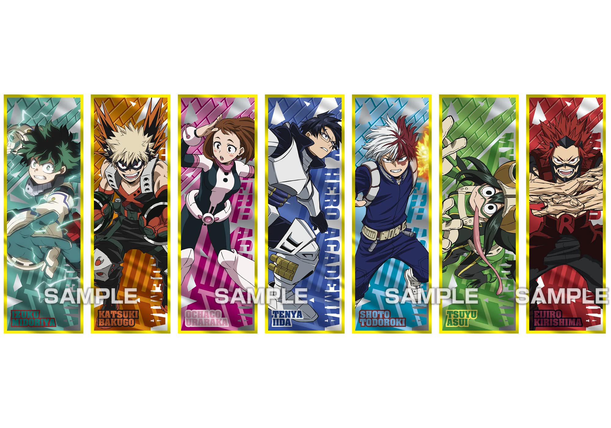 My Hero Academia Long Sticker Gum 4 Box Of 16 (Shokugan)- Japan Figure Store - #1 Bring To You The Best Japanese Goods