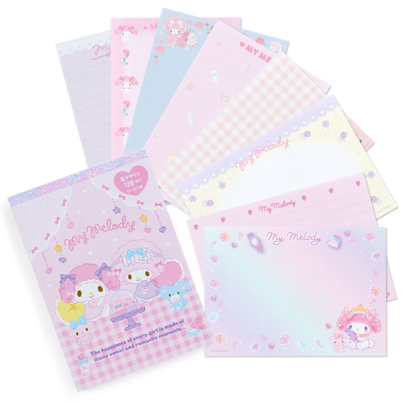 My Melody 8 Design Memo- Japan Figure Store - #1 Bring To You The Best Japanese Goods