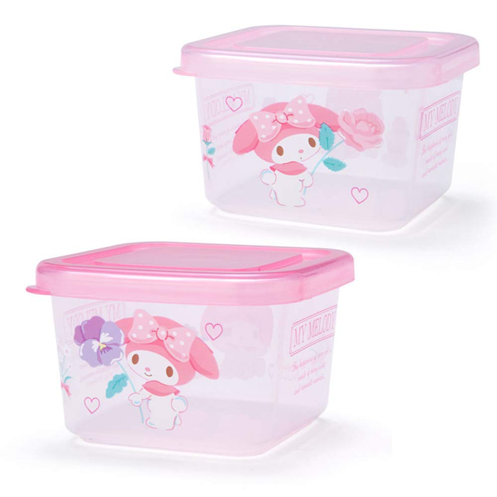SANRIO Mini Food Container Storage Container Set Of 2 My Melody- Japan Figure Store - #1 Bring To You The Best Japanese Goods