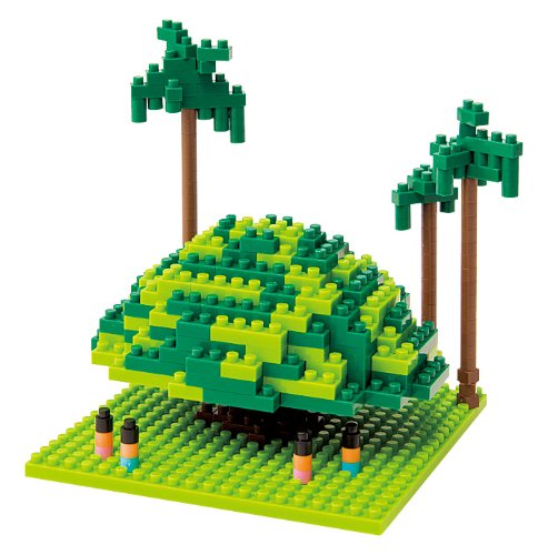 KAWADA Nbh-006 Nanoblock Big Tree- Japan Figure Store - #1 Bring To You The Best Japanese Goods