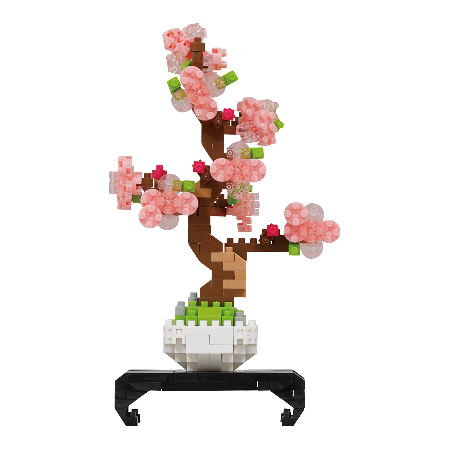 KAWADA Nbh-225 Nanoblock Bonsai Sakura Cherry Blossoms- Japan Figure Store - #1 Bring To You The Best Japanese Goods