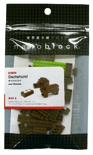 Nanoblock Dachshund Nbc-010 - Japan Figure